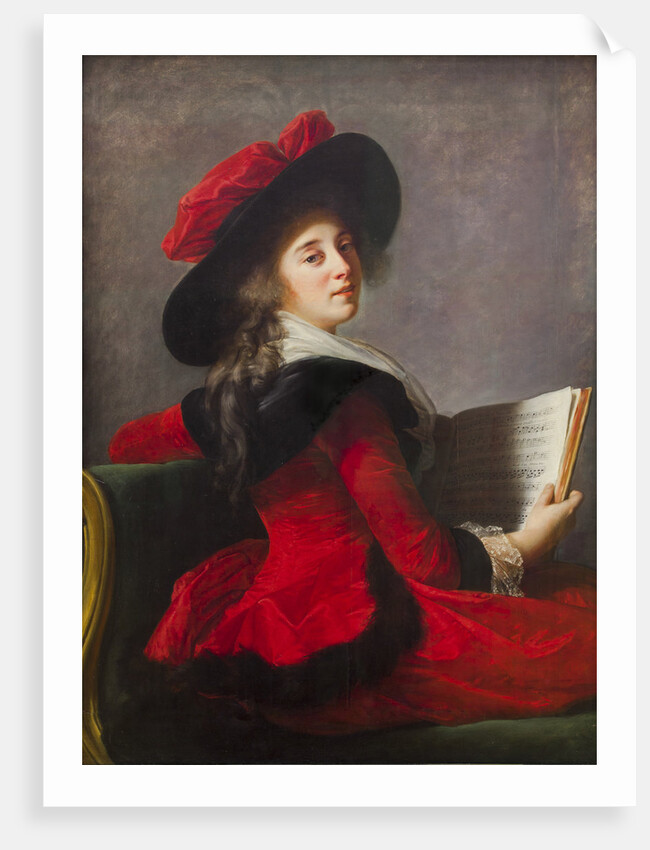Portrait of the Baroness Crussol, wife of Henri-Charles-Emmanuel de Crussol-Florensac, née Anne Mari by Anonymous
