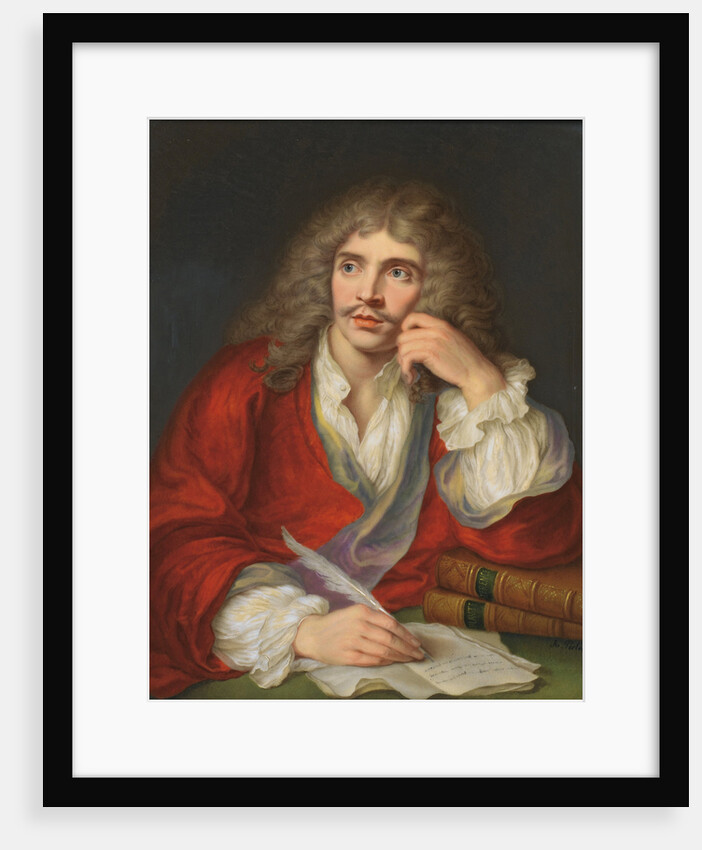 Portrait of the author Moliére by Anonymous