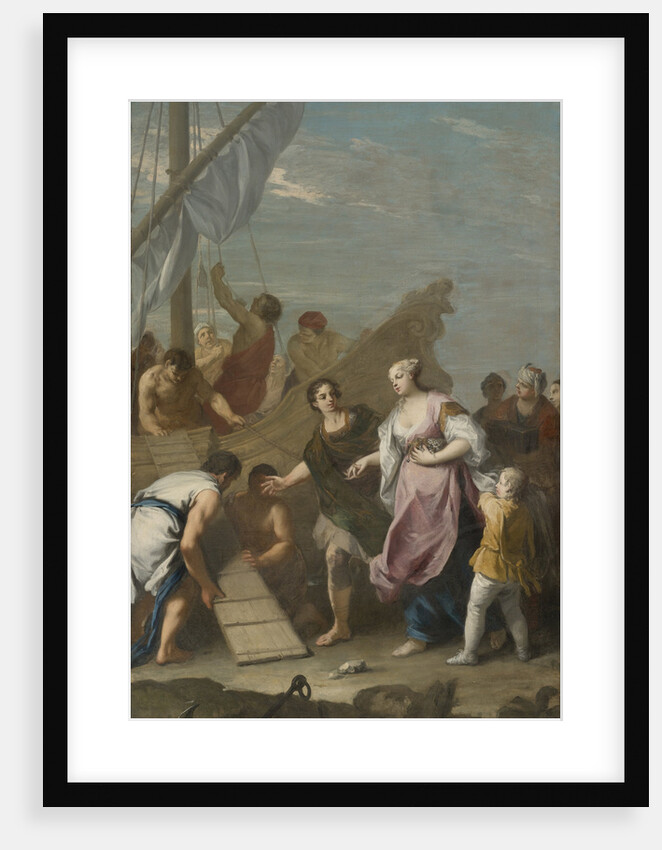 The embarkation of Helen of Troy by Anonymous