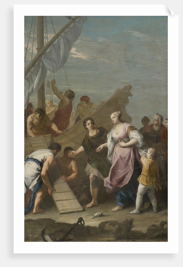 The embarkation of Helen of Troy by Anonymous