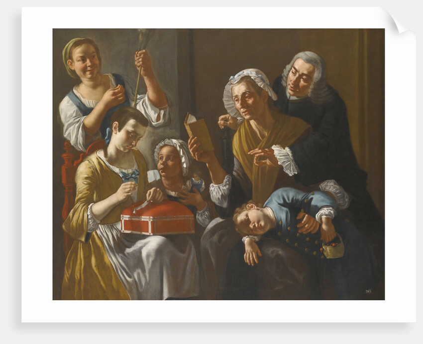 The Sewing Lesson by Anonymous