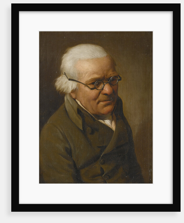 Portrait of a man wearing glasses by Anonymous