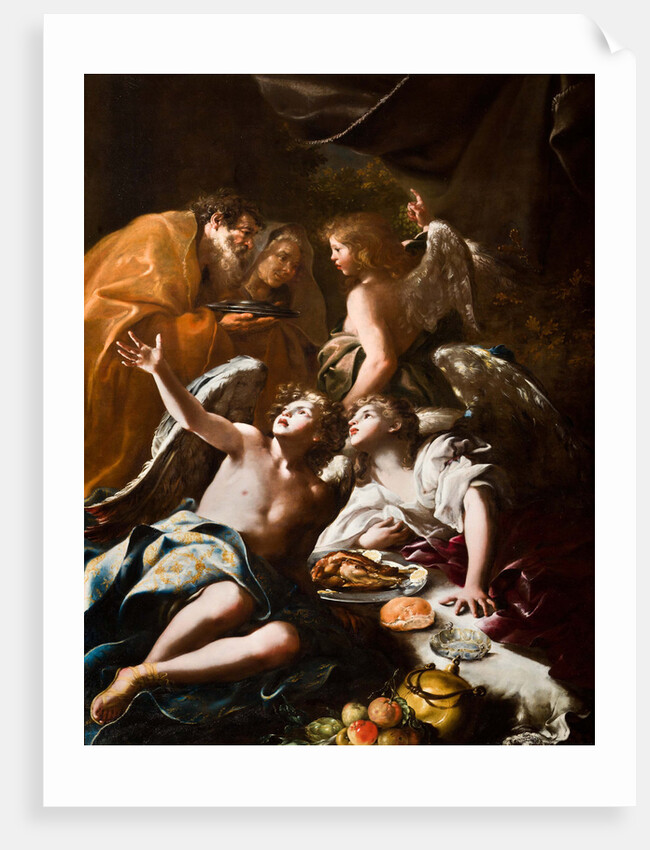 Abraham and the Three Angels by Anonymous