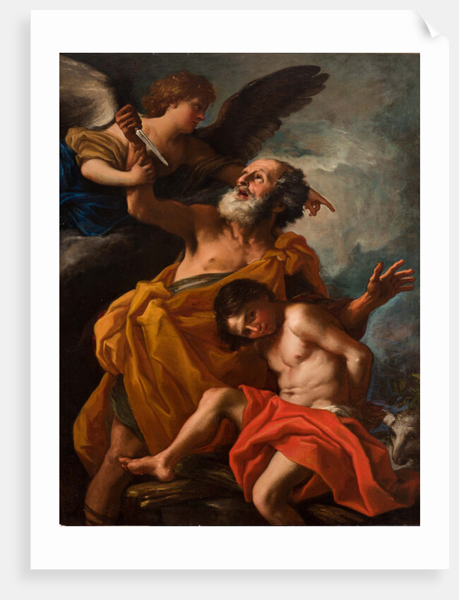 Abraham Sacrificing Isaac by Anonymous