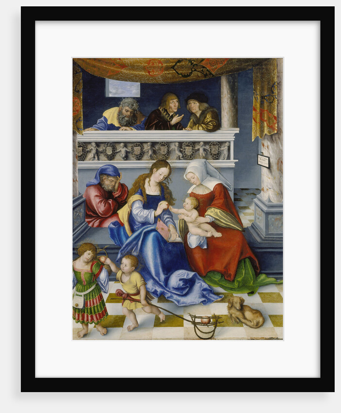 Altarpiece of the Holy Kinship. Central panel by Anonymous