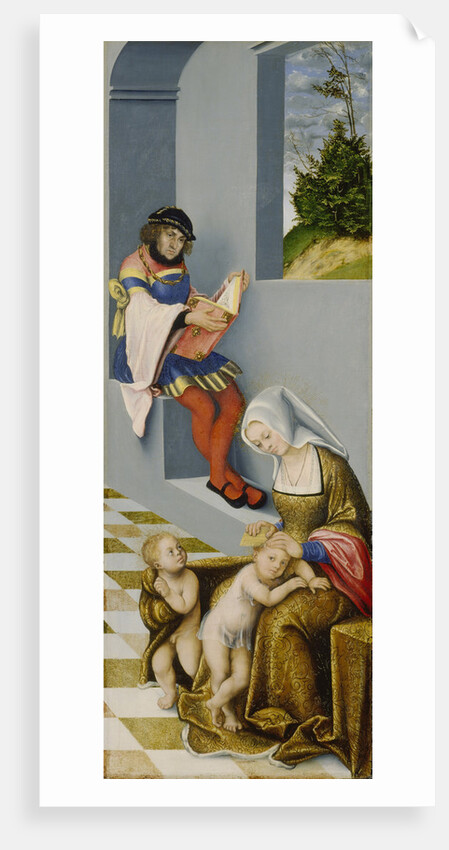 Altarpiece of the Holy Kinship.Right panel by Anonymous