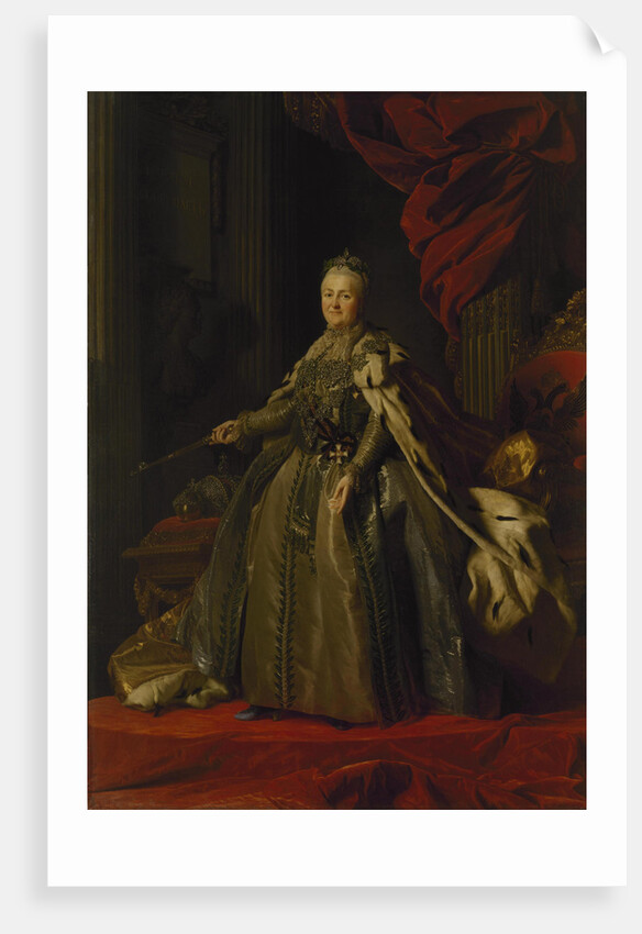 Portrait of Empress Catherine II by Anonymous