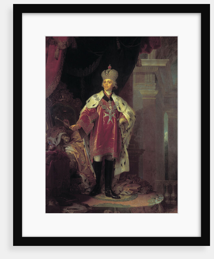 Emperor Paul I dressed as Grand Master of Maltese by Anonymous