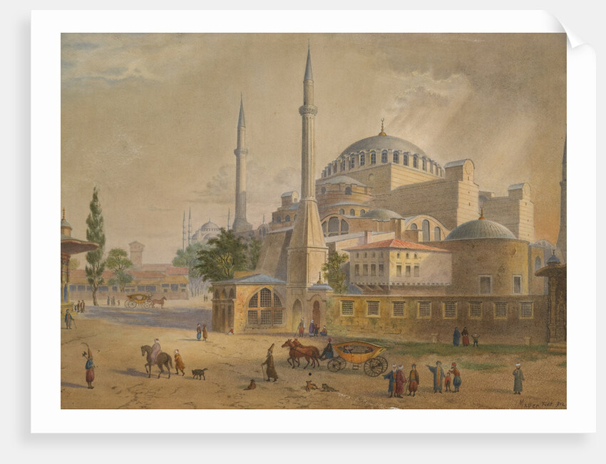 The Hagia Sophia in Constantinople by Anonymous