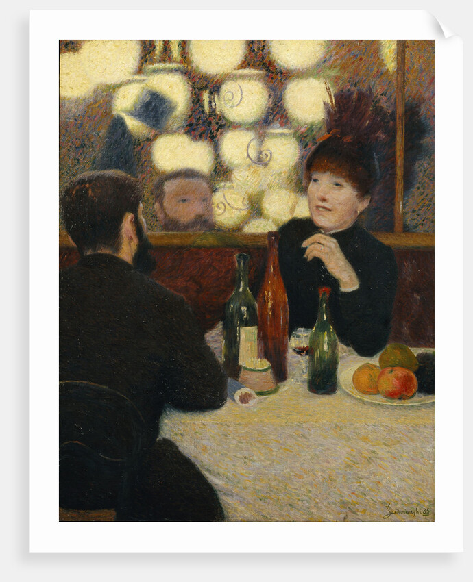At the Café de la Nouvelle Athènes by Anonymous