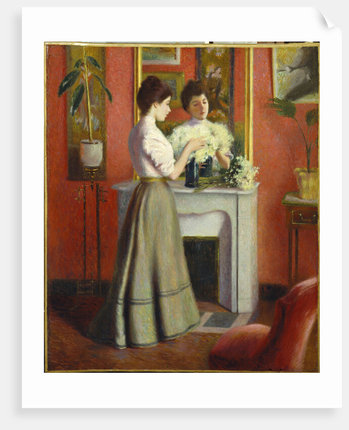 Woman Before a Mirror by Anonymous