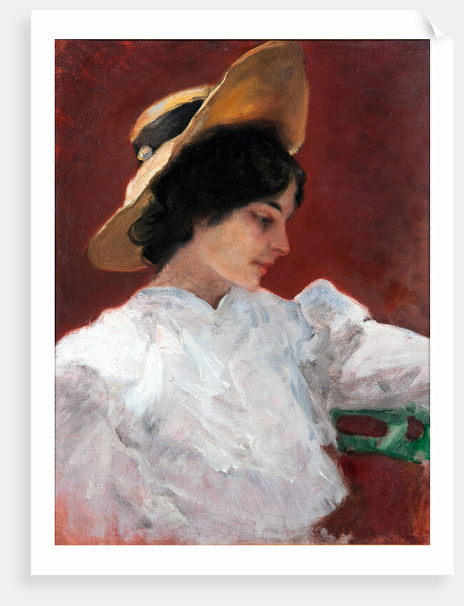 Yellow hat by Anonymous