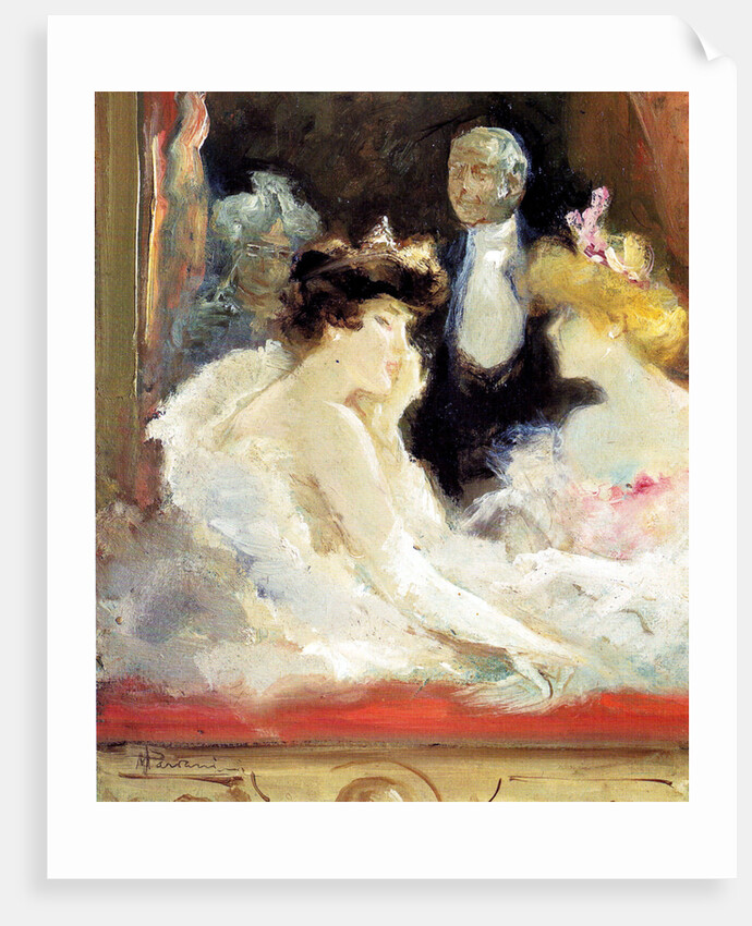 At a box of the Teatro alla Scala by Anonymous