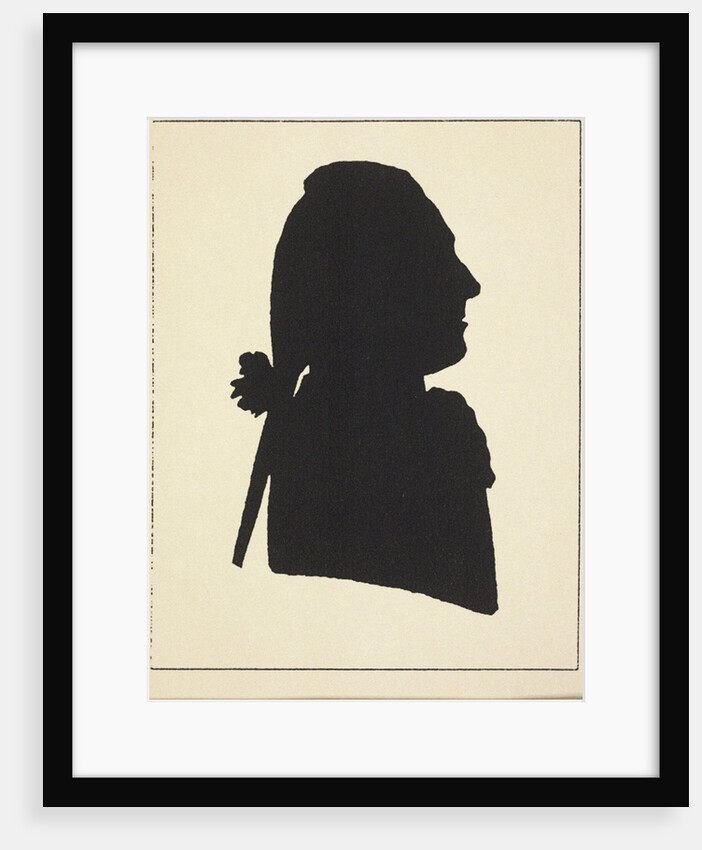 Portrait of Count Franz von Walsegg. Silhouette by Anonymous
