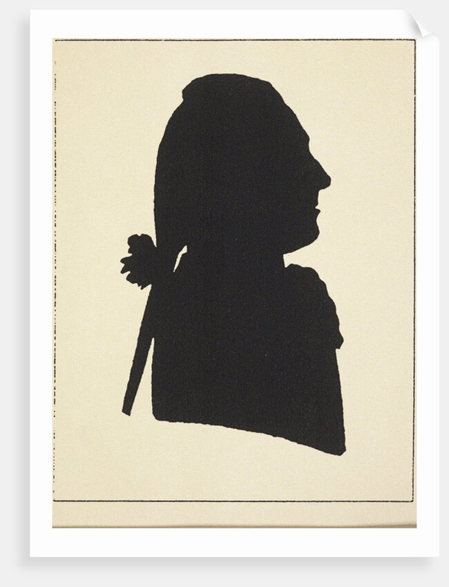 Portrait of Count Franz von Walsegg. Silhouette by Anonymous