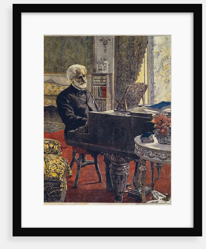 Portrait of the Composer Giuseppe Verdi by Anonymous