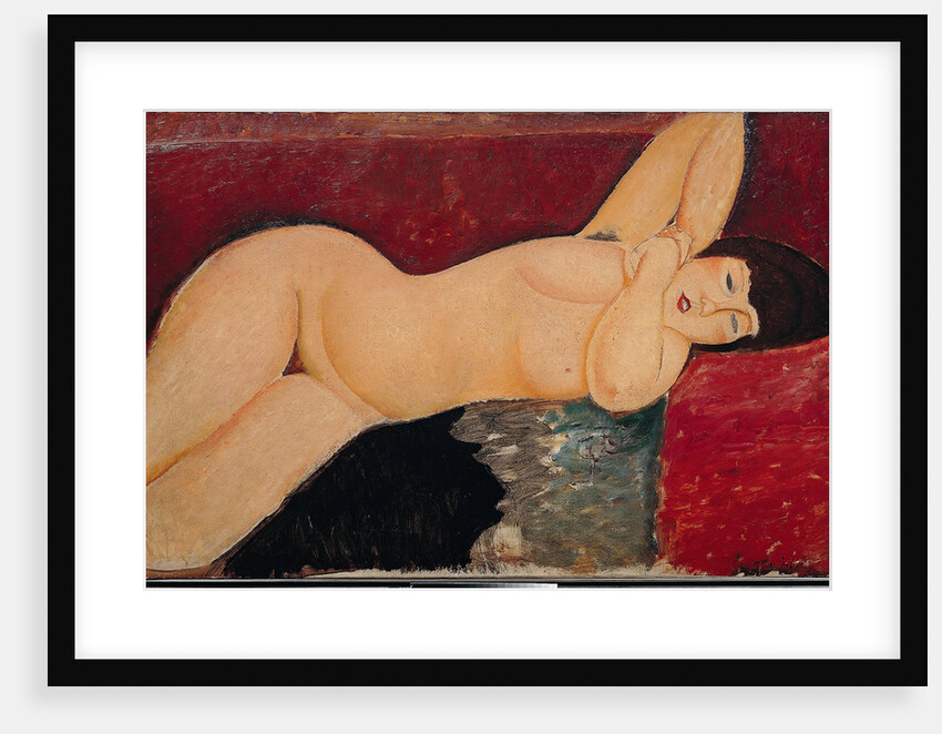 Nude lying by Anonymous