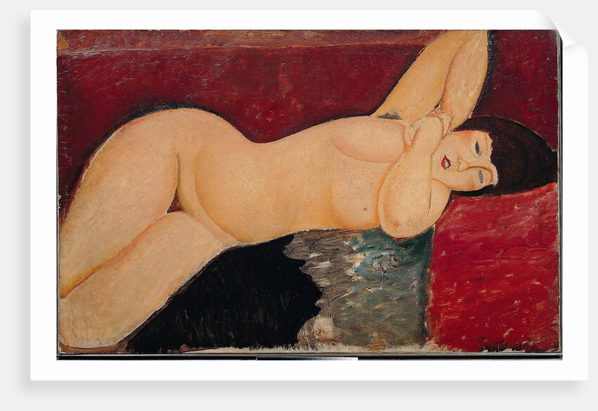 Nude lying by Anonymous