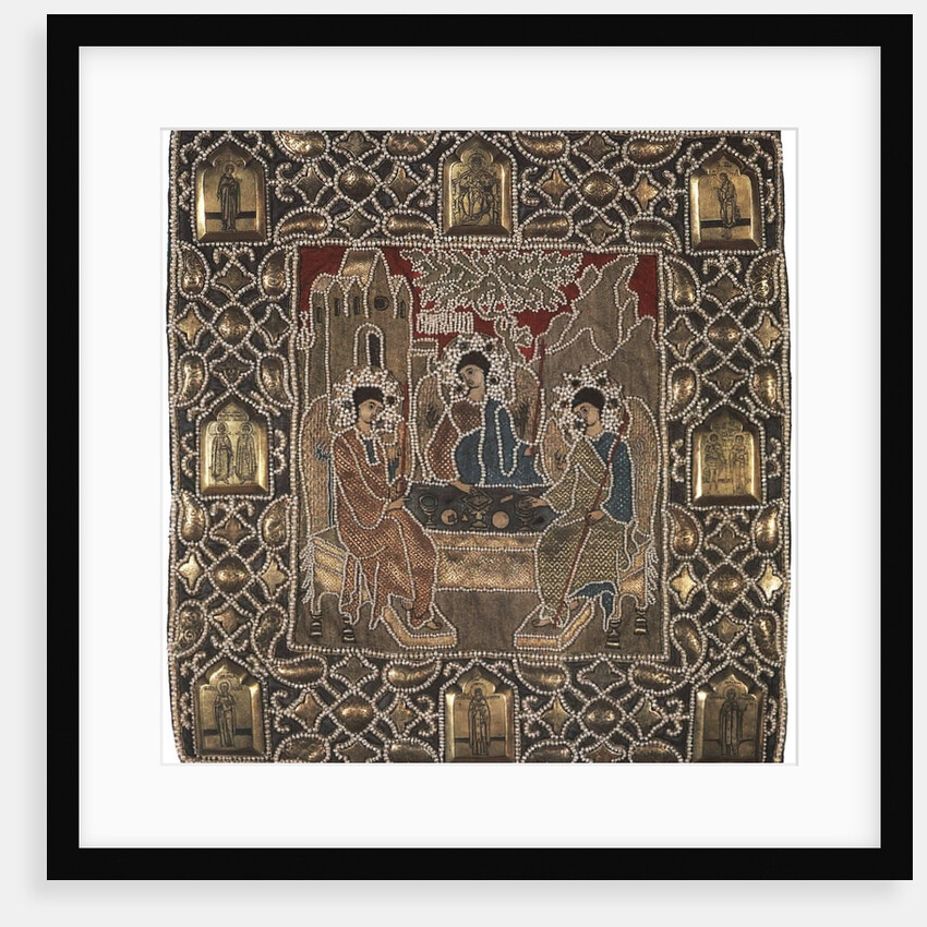 The Holy Trinity (Podea). The donation by Tsar Boris Godunov to the Monastery by Anonymous