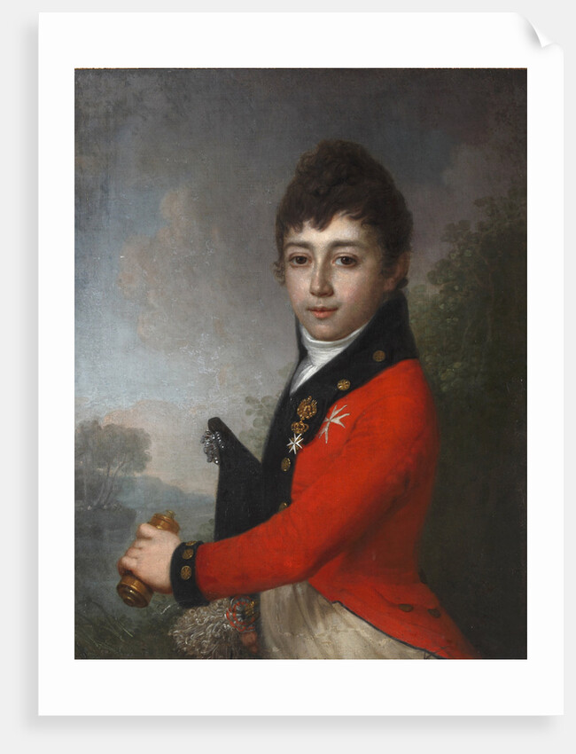 Portrait of Baron Alexey Nikolaevich Serdobin as Child by Anonymous
