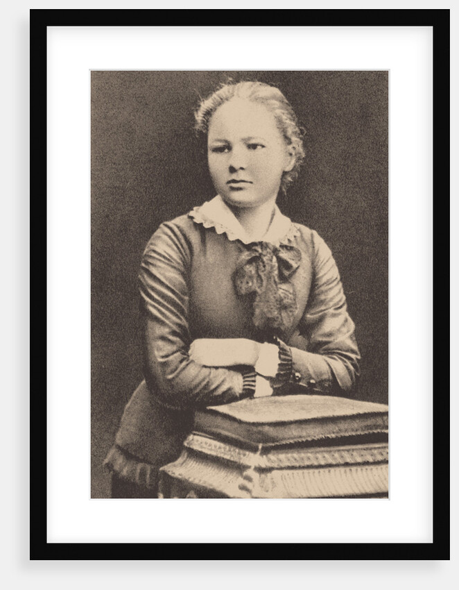 Marie Sklodowska Curie at the age of 16 by Anonymous
