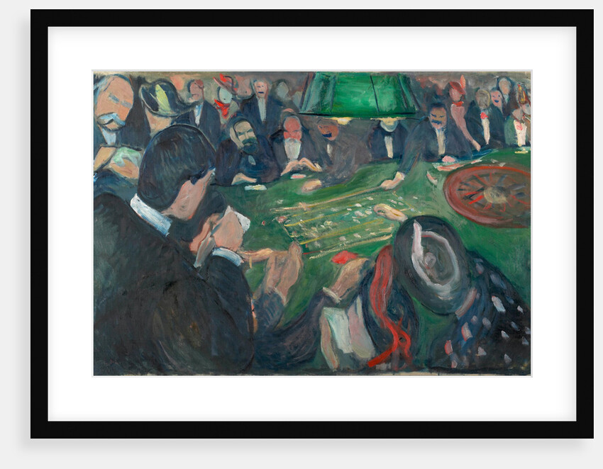 At the Roulette Table in Monte Carlo by Anonymous