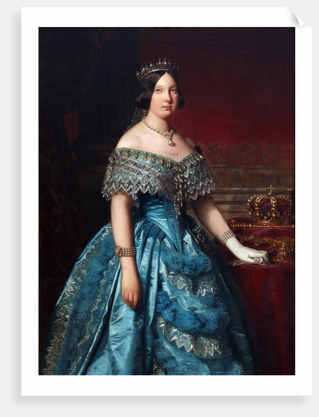 Portrait of Isabella II of Spain by Anonymous