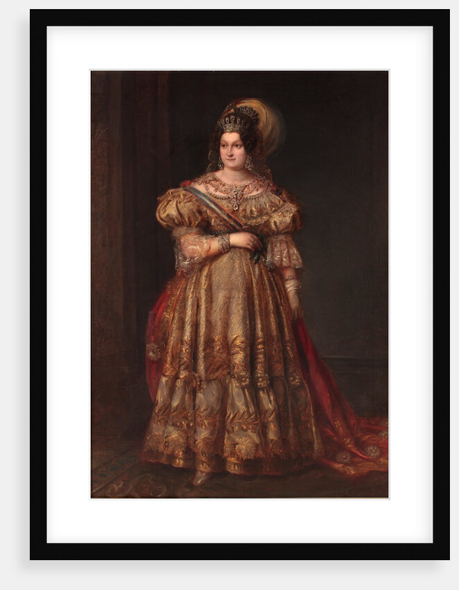 Portrait of Maria Christina of the Two Sicilies by Anonymous