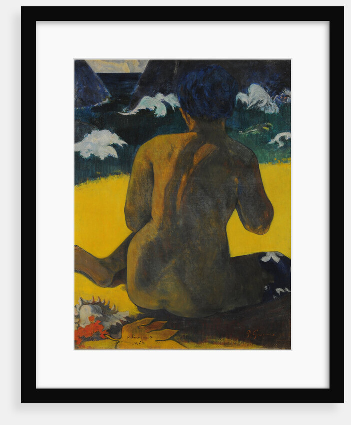 Vahine no te miti (Woman at the beach) by Anonymous