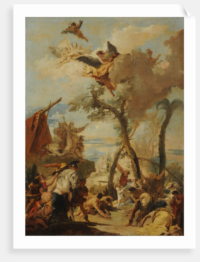 The Israelites gathering Manna by Anonymous