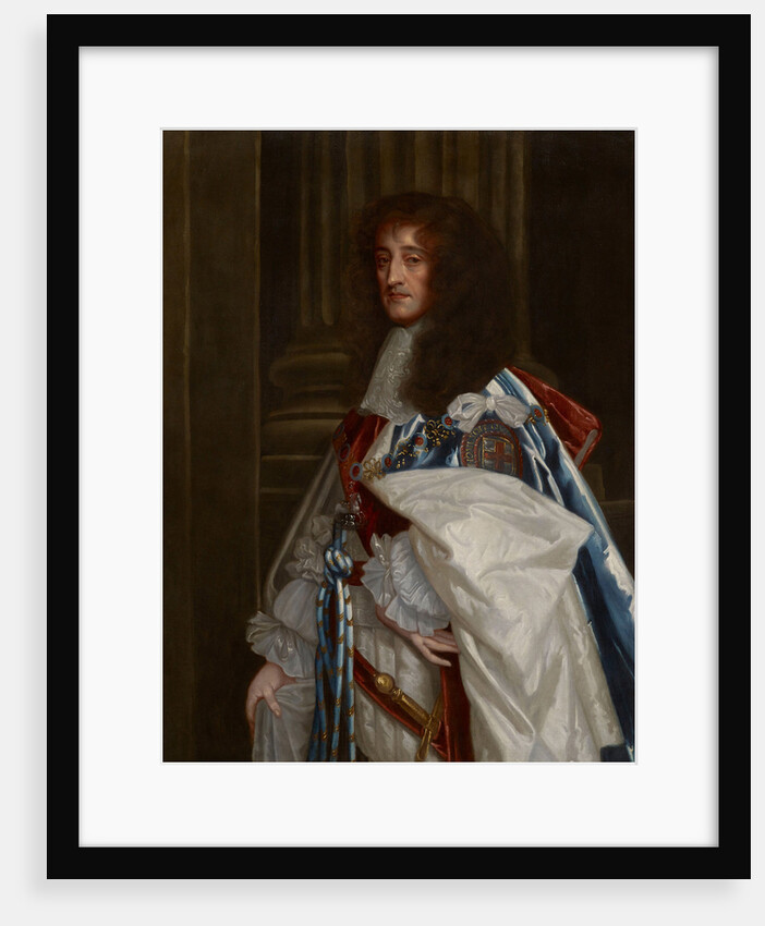 Portrait of Prince Rupert of the Rhine, wearing the robes of the Order of the Garter by Anonymous
