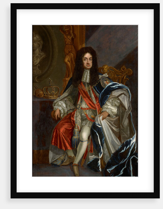 Portrait of Charles II of England, in the robes of the Order of the Garter by Anonymous