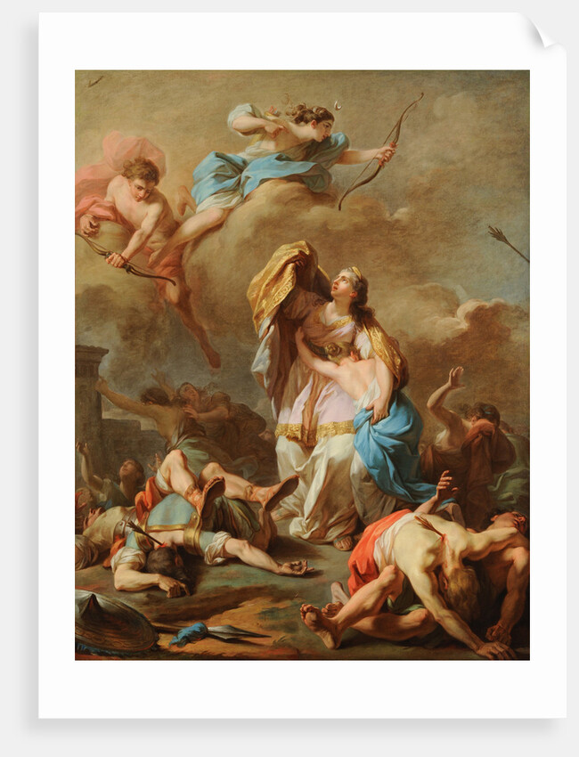 Apollo and Diana Punishing Niobe by Killing her Children by Anonymous