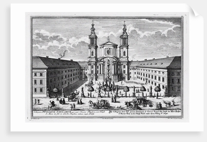 The Piarist Church of Maria Treu in Vienna by Anonymous