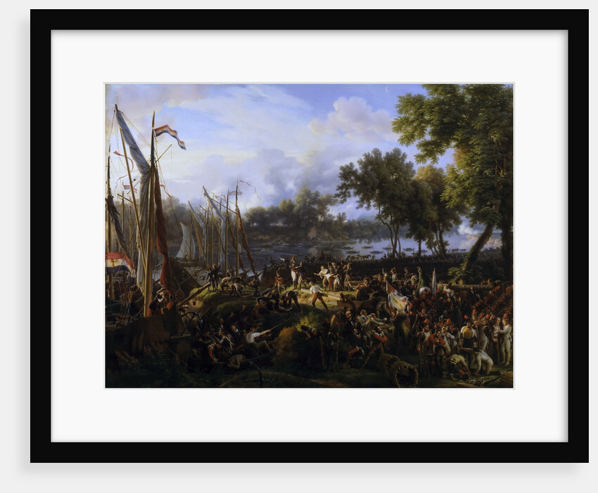 French Army Crossing the Rhine at Dusseldorf, September 6, 1795 by Anonymous