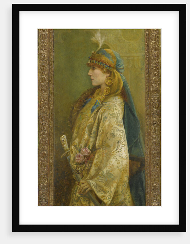 Portrait of Sarah Bernhardt as Roxanna in Adrienne Lecouvreur by Anonymous