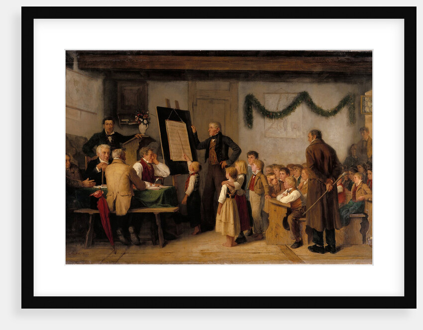 The school exam by Anonymous