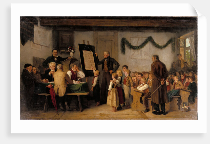 The school exam by Anonymous