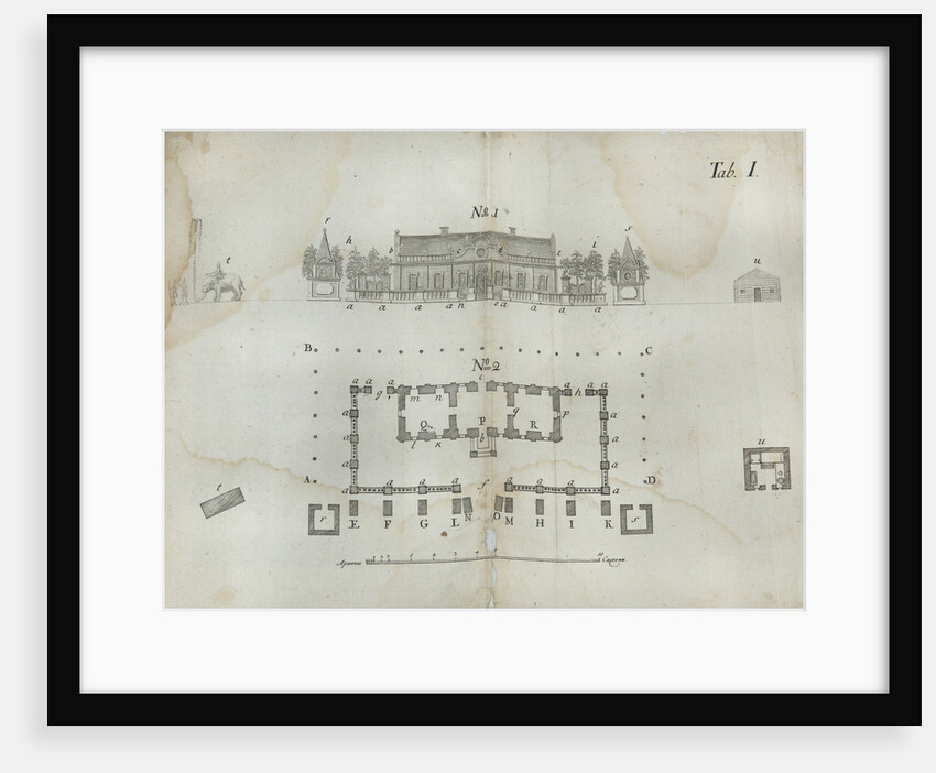 Ice castle built for Empress Anna Ioannovna during the Month of January of the Year 1740 by Anonymous