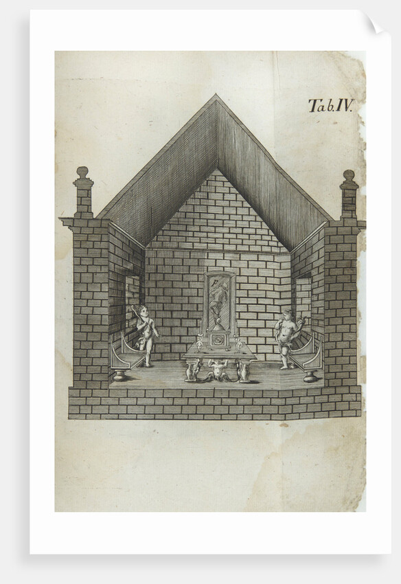 Ice castle built for Empress Anna Ioannovna during the Month of January of the Year 1740 by Anonymous