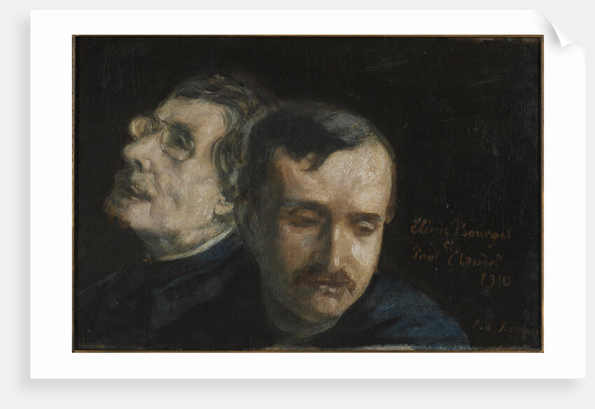 Double portrait of Paul Claudel and Élémir Bourges by Anonymous