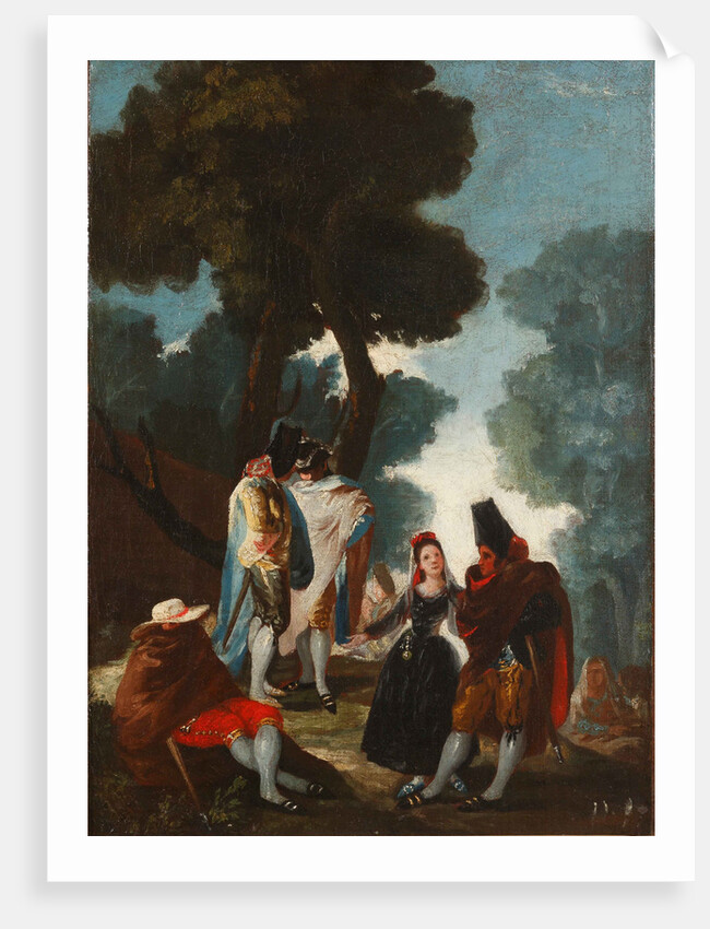 The Promenade in Andalusia by Anonymous