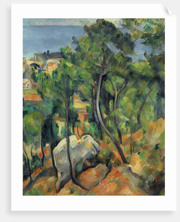 View of the Sea at LEstaque by Anonymous