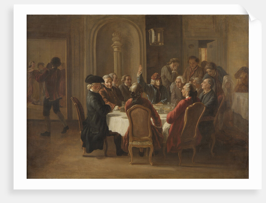 Souper des philosophes (La sainte cène du patriarche) by Anonymous