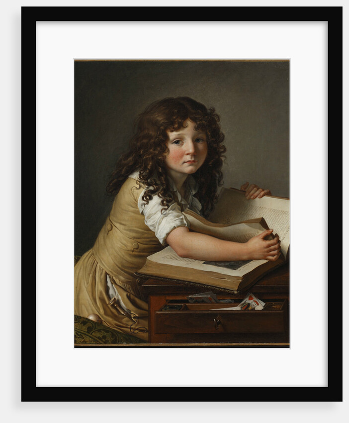 Benoît Agnès Trioson with a book by Anonymous