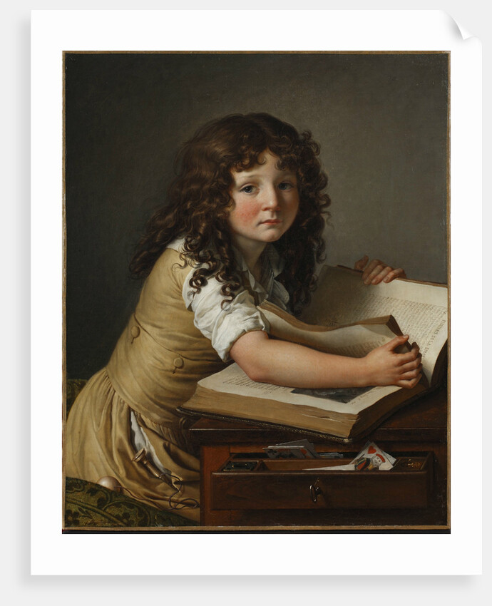 Benoît Agnès Trioson with a book by Anonymous