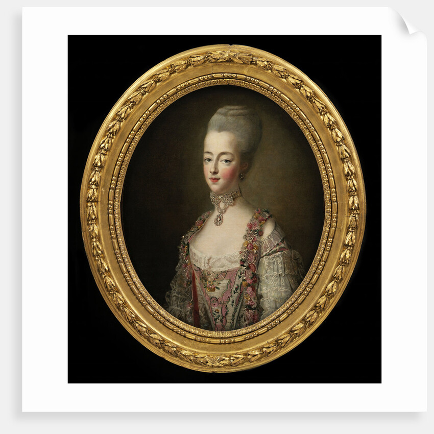Portrait of Queen Marie Antoinette of France by Anonymous