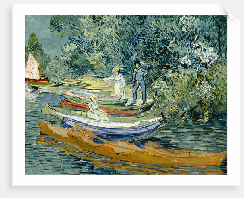 Bank of the Oise at Auvers by Anonymous