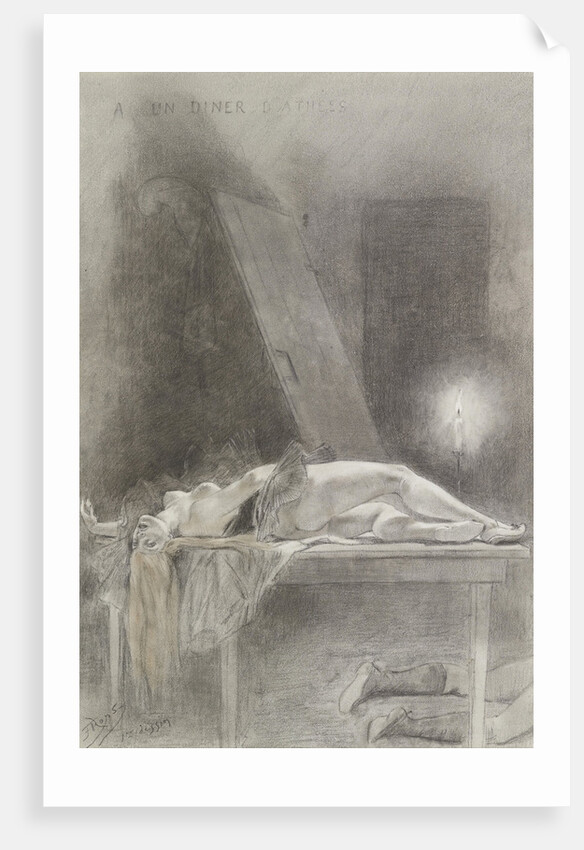 At a Dinner of Atheists (from Les Diaboliques) by Anonymous