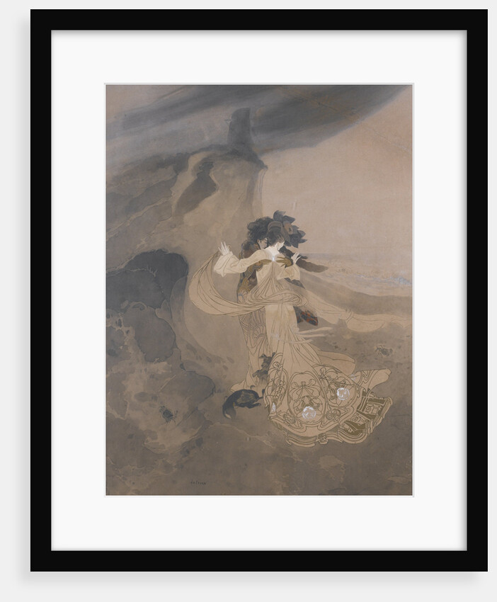 Elegant Ladies on the Beach (Élégantes sur la plage) by Anonymous